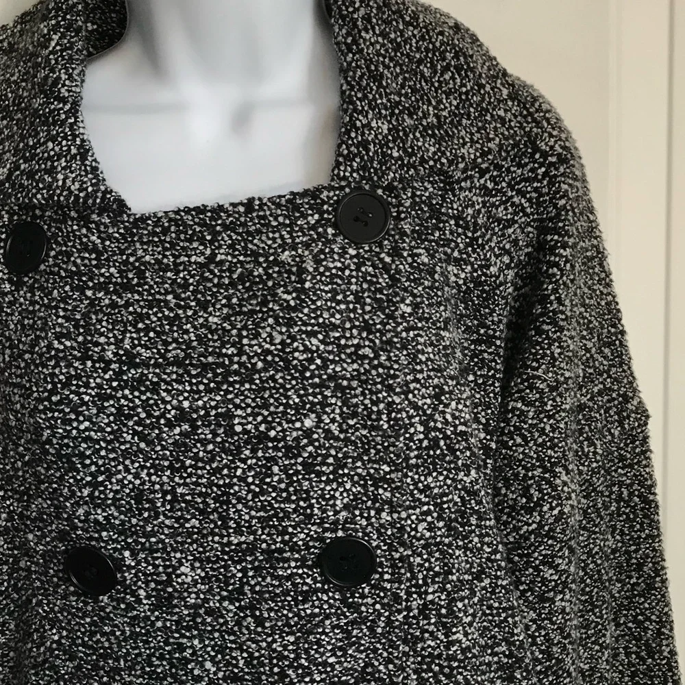 FP Free People Women’s XS Salt & Pepper Knit Hem Tie Cardigan Sweater Jacket EUC